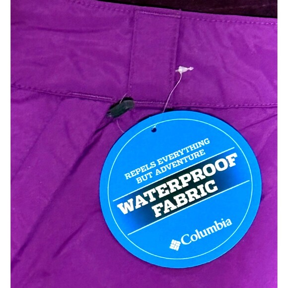 Columbia Waterproof Insulated Ski Pants XL Purple Skiing Snowcore Cozy Utility - Picture 5 of 9